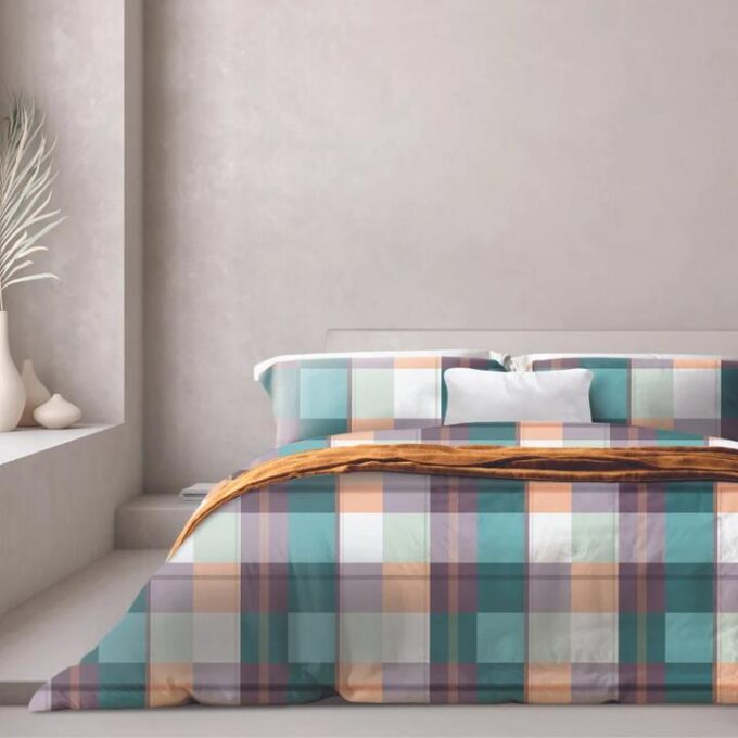 Thermal Flannel Lennox Check Quilt Cover Set By Odyssey Living